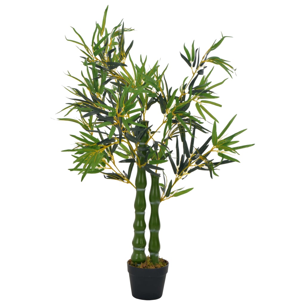 vidaXL Artificial Plant Bamboo with Pot Decorative Fake Bamboo Tree Green