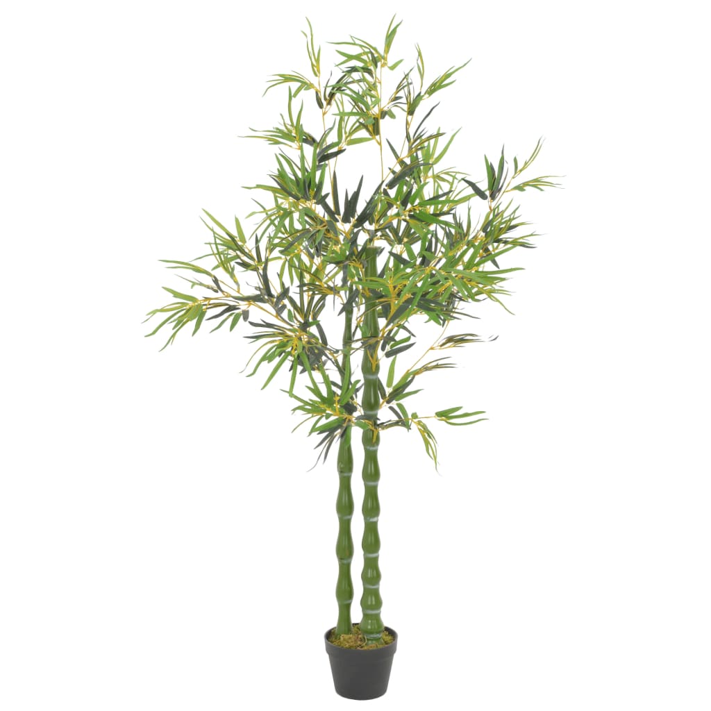 vidaXL Artificial Plant Bamboo with Pot Decorative Fake Bamboo Tree Green