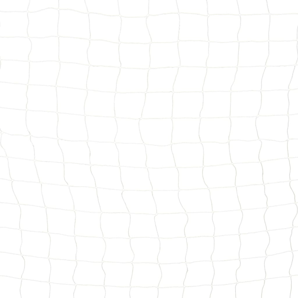 vidaXL Soccer Goal Training Soccer Net Practice Net Metal Black and White