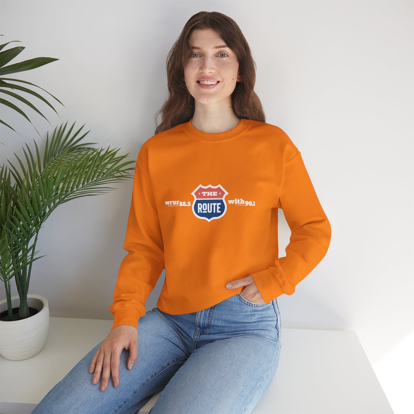 The Route Unisex Blend™ Crewneck Sweatshirt