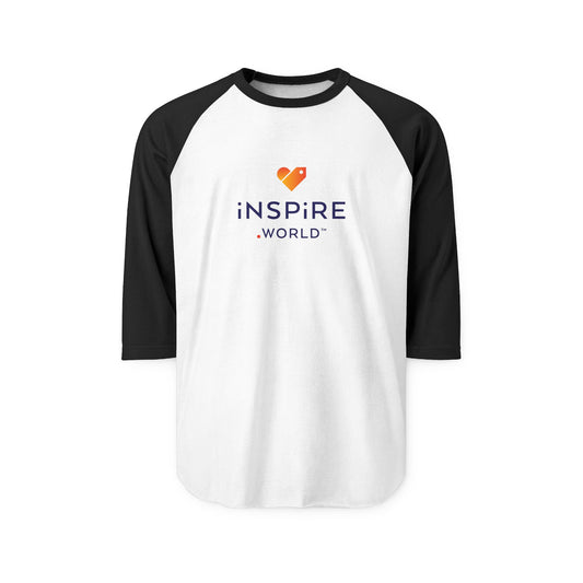Inspire.World Unisex Three-Quarter Sleeve Raglan Shirt