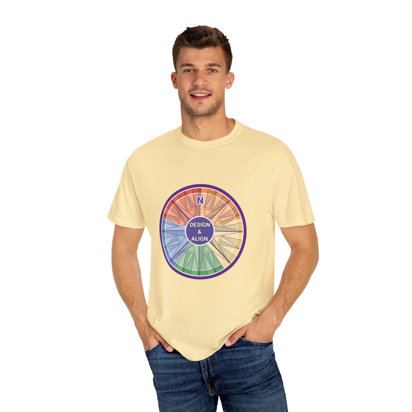 Design and Align Legacy Group Unisex Garment-Dyed T-shirt