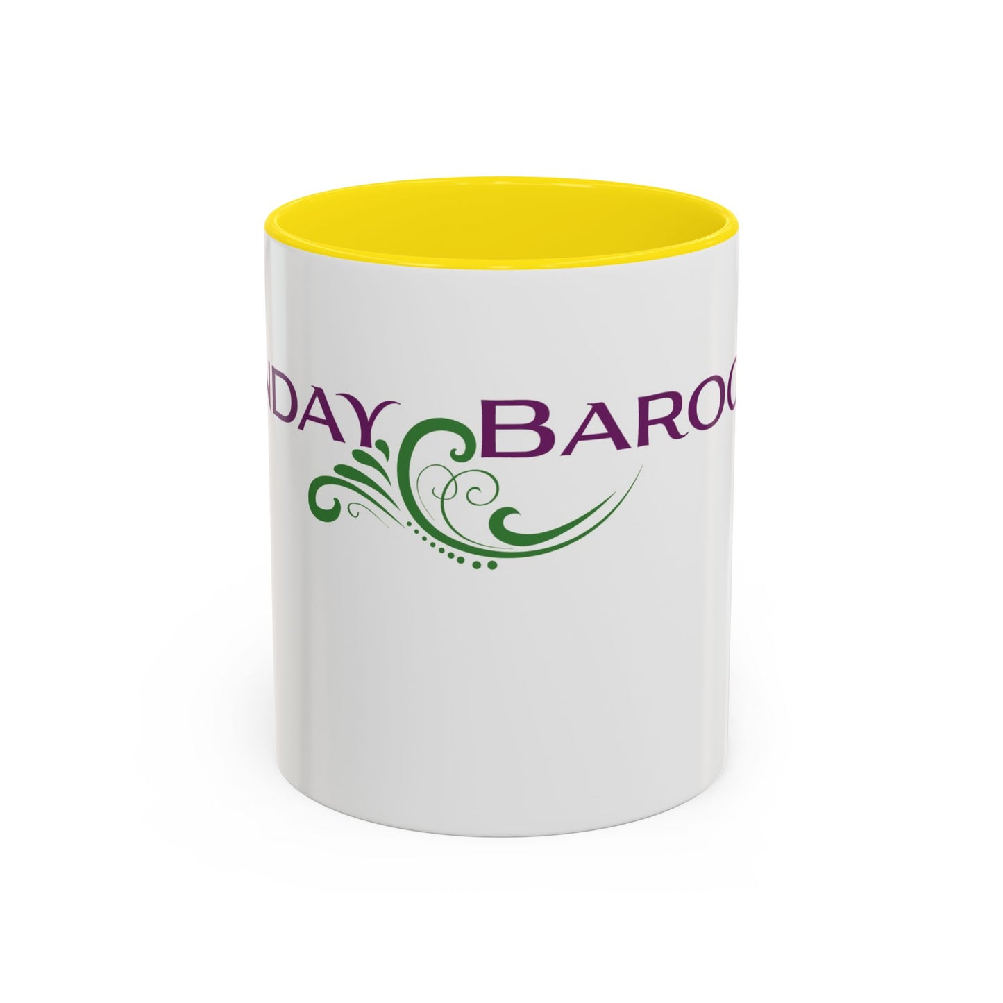 Sunday Baroque Accent Coffee Mug (11, 15oz)