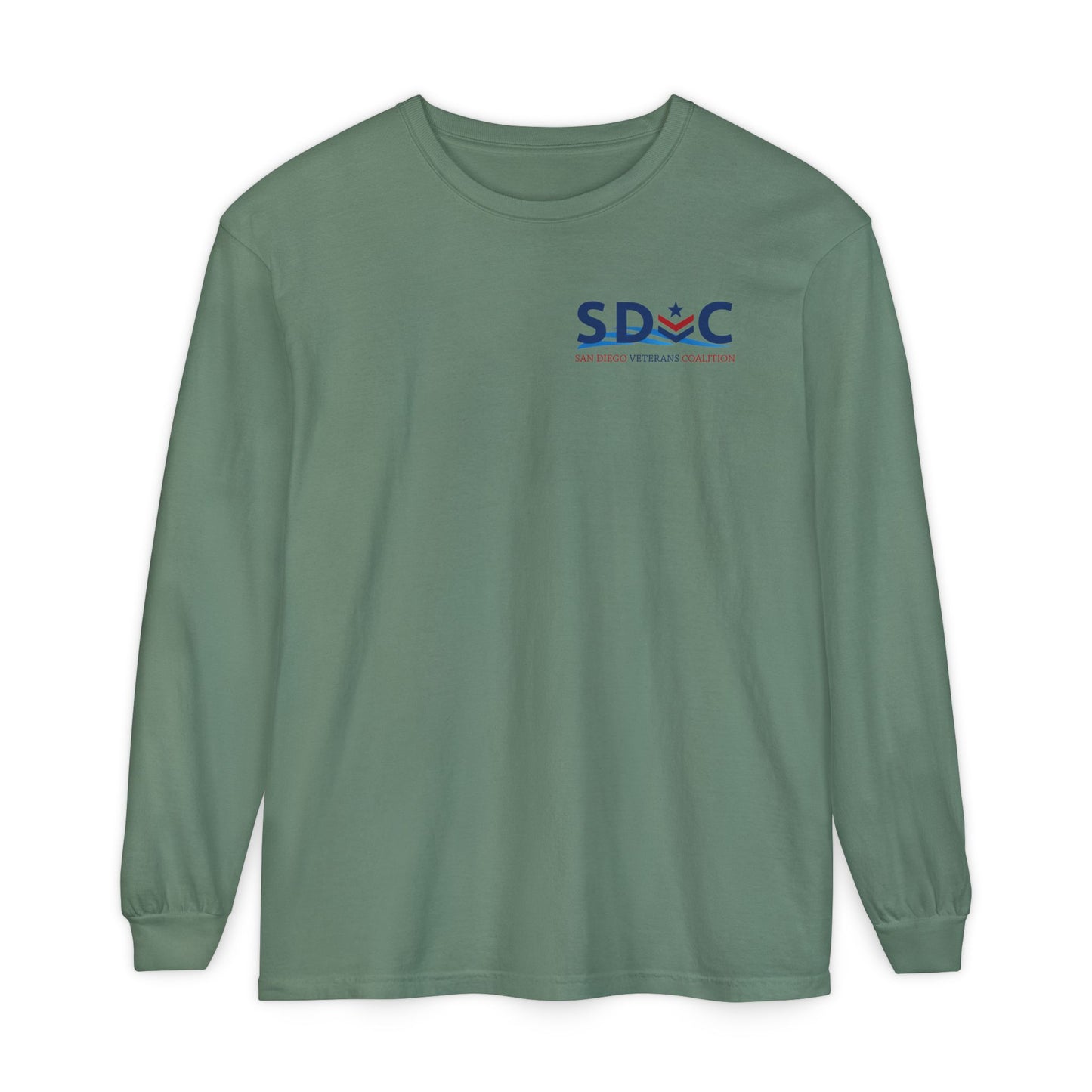 SDVC Unisex Garment-dyed Long Sleeve T-Shirt
