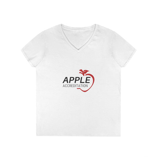 APPLE Accreditation Ladies' V-Neck T-Shirt