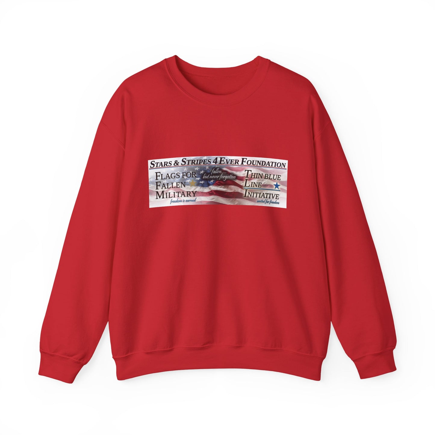 Stars Stripes 4 Ever Foundation Unisex Heavy Blend™ Crewneck Sweatshirt