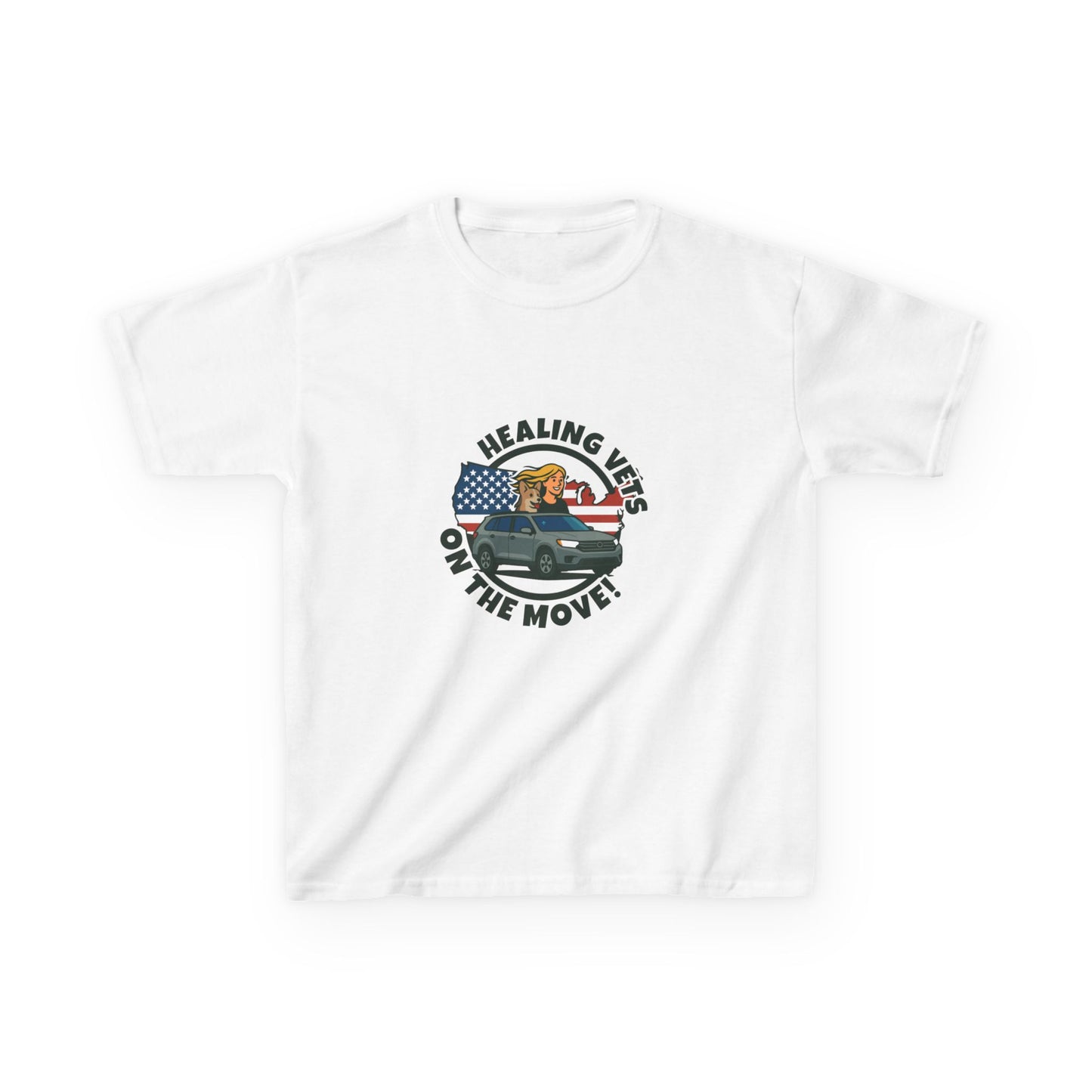 Healing Vets on the Move Kids Heavy Cotton™ Tee