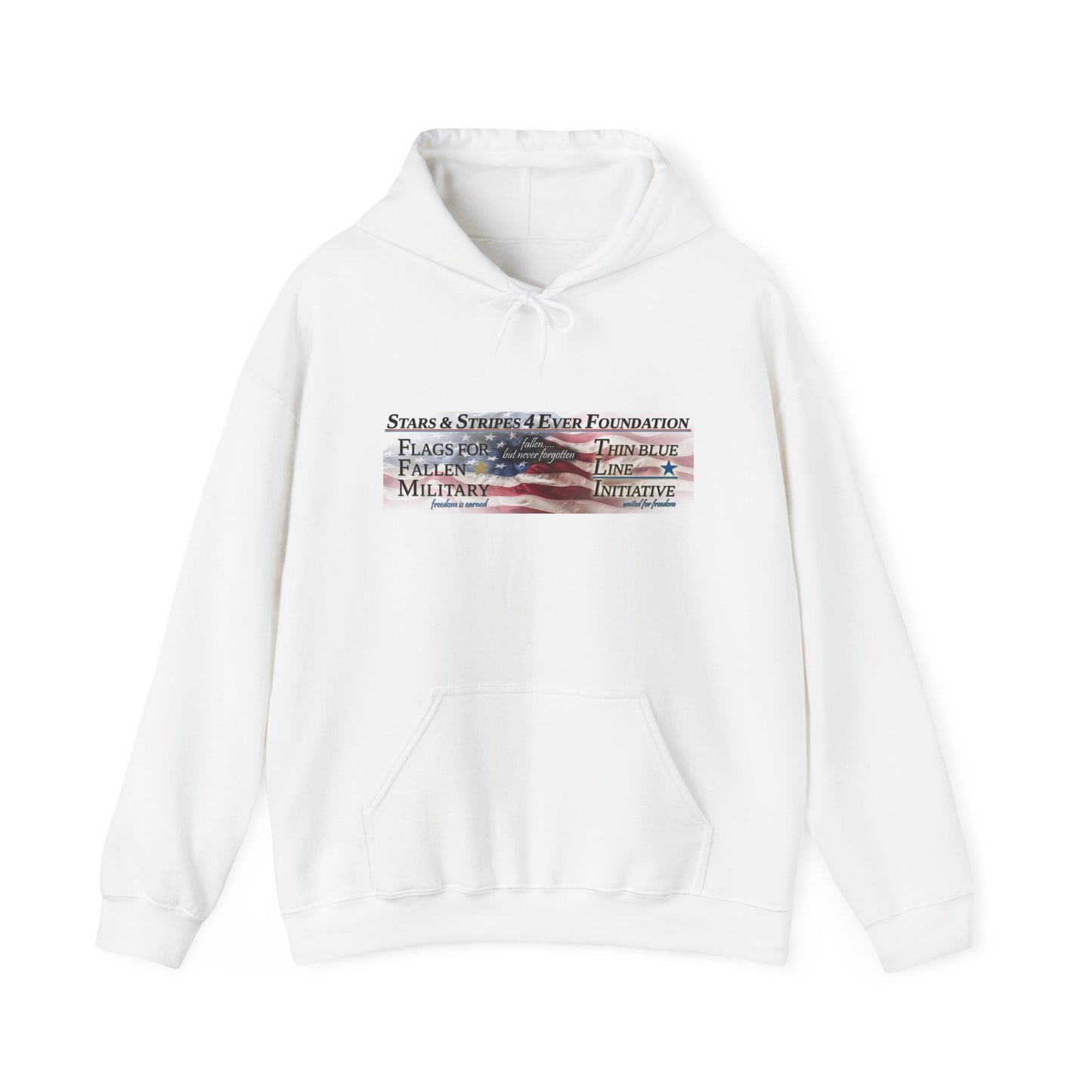 Stars Stripes 4 Ever Foundation Unisex Heavy Blend™ Hooded Sweatshirt