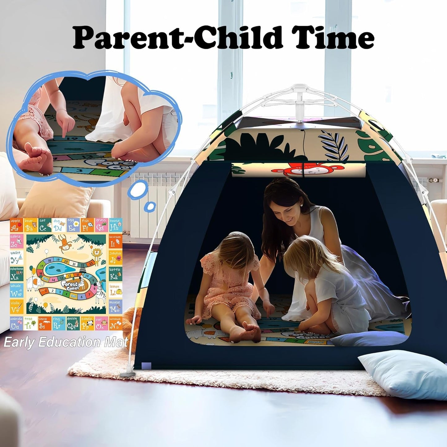 All Weather proof Ultralight Pop Up Kids Play Tent 120cm