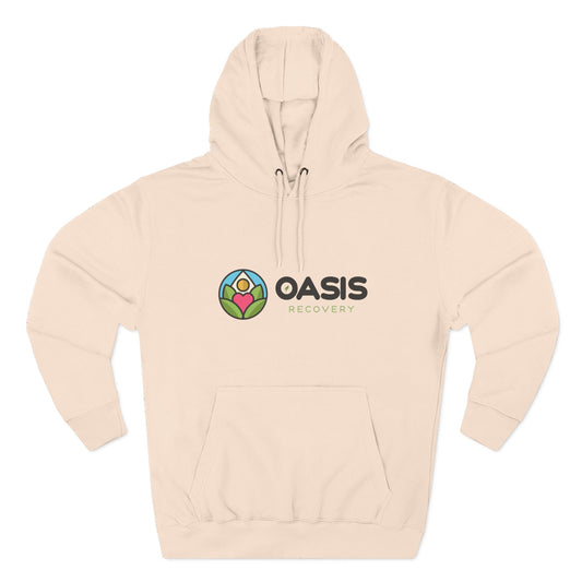 Oasis Recovery Center Three-Panel Fleece Hoodie
