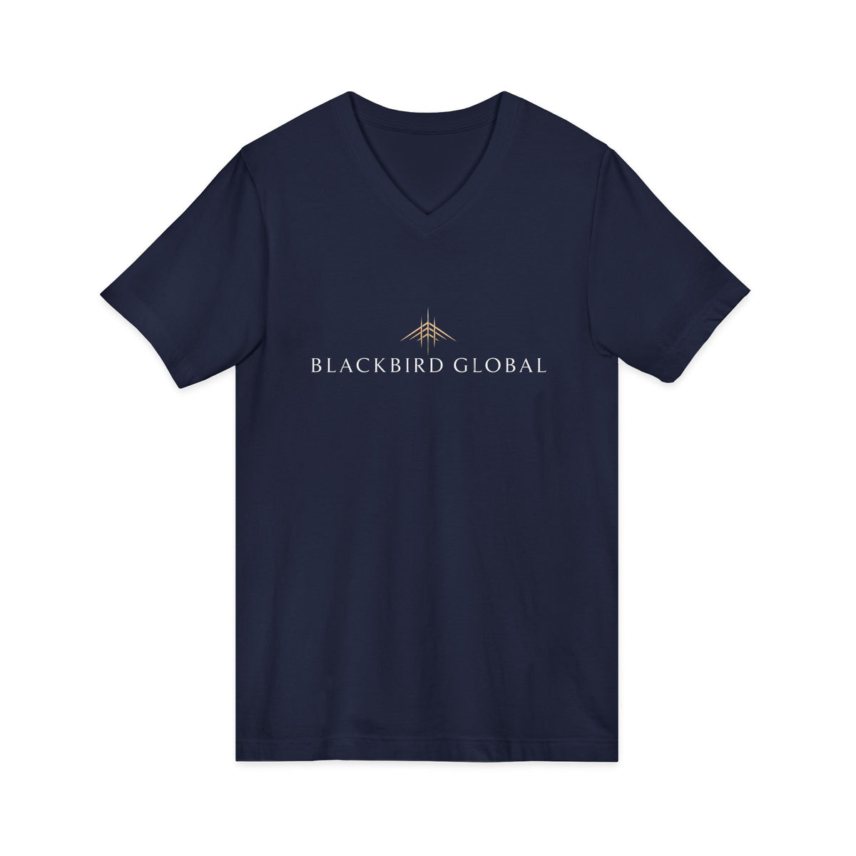 Blackbird Global Unisex Jersey Short Sleeve V-Neck Tee