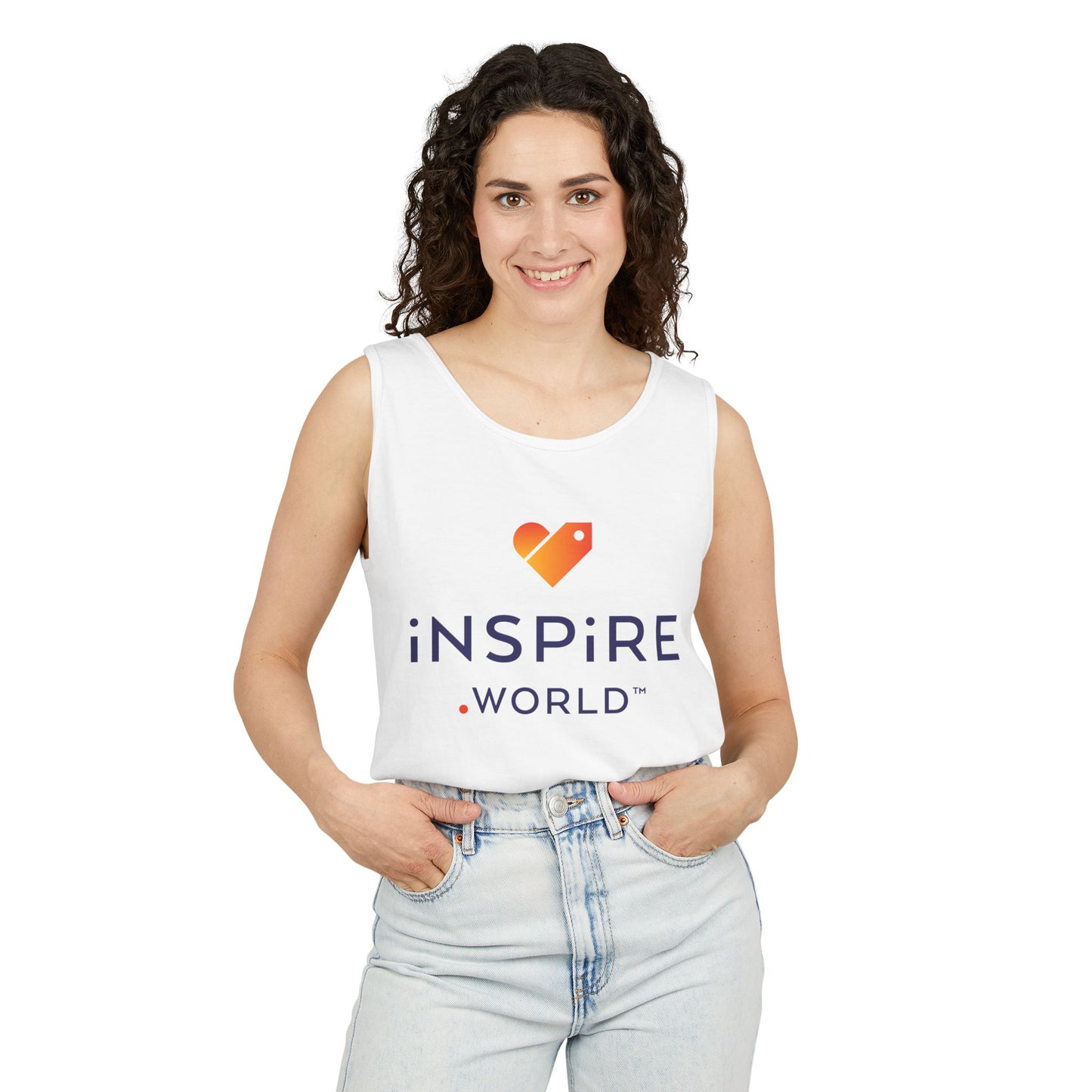 Inspire.World Unisex Garment-Dyed Tank Top