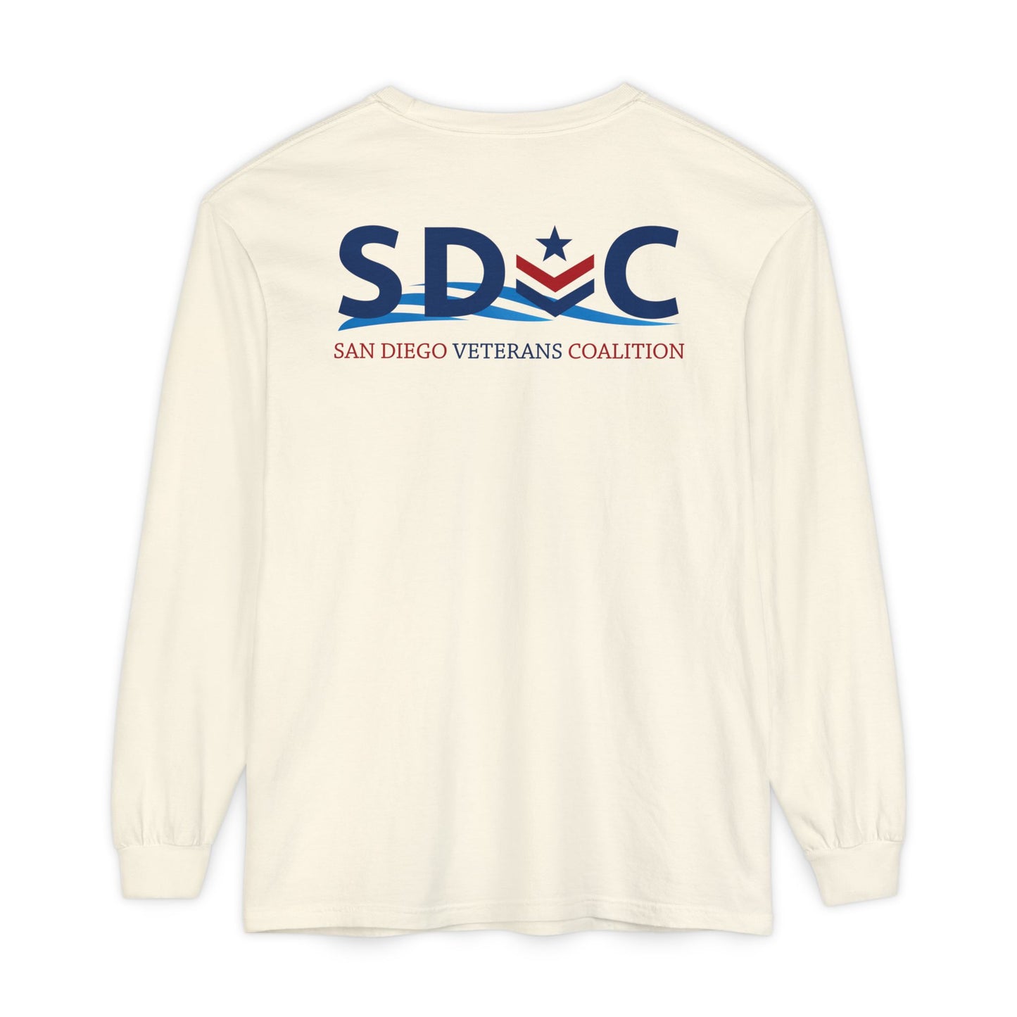 SDVC Unisex Garment-dyed Long Sleeve T-Shirt