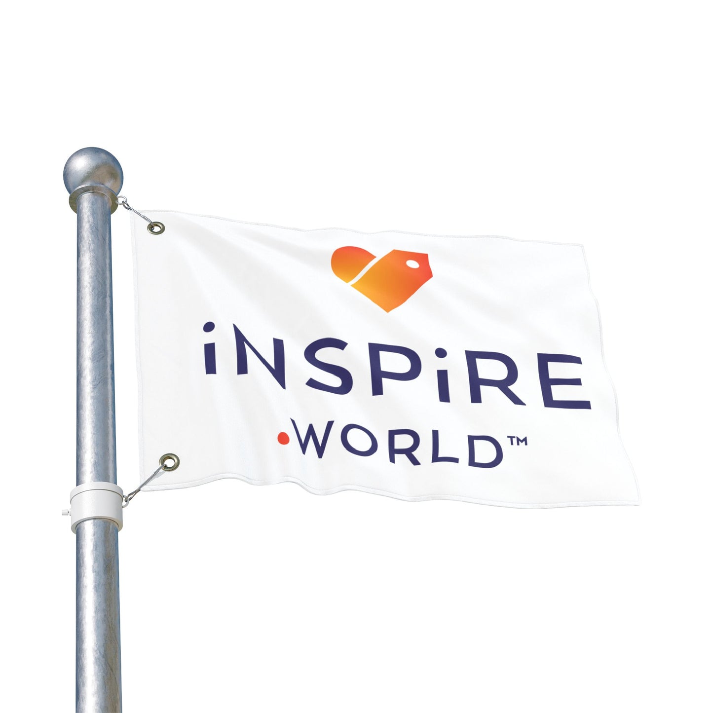 Inspire.World Double Sided Flag
