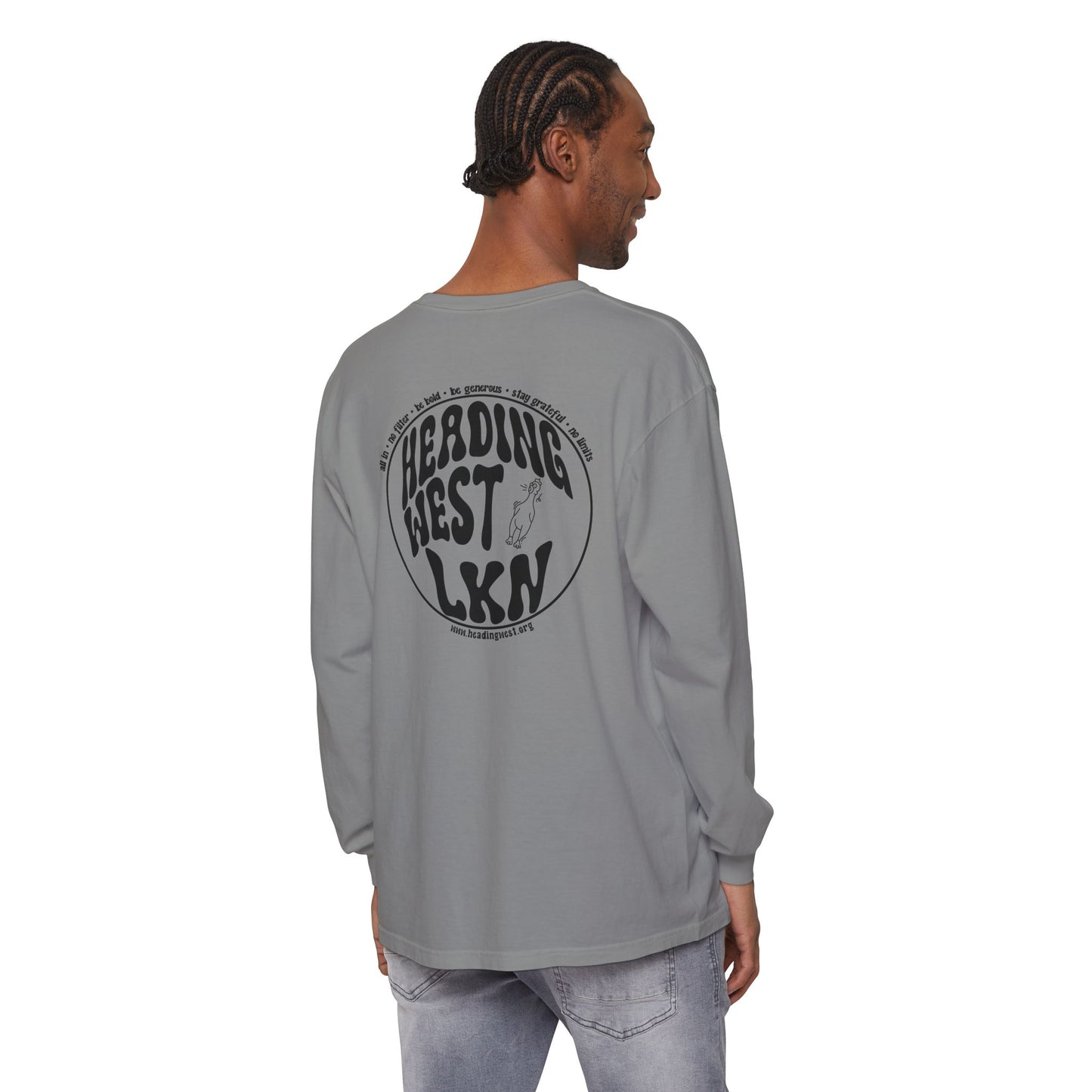 Westie Merch Unisex Garment-dyed Long Sleeve T-Shirt
