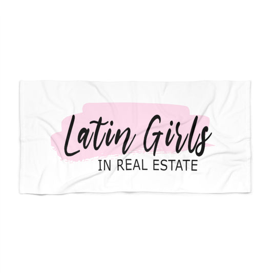 Latin Girls in Real Estate Beach Towel 2
