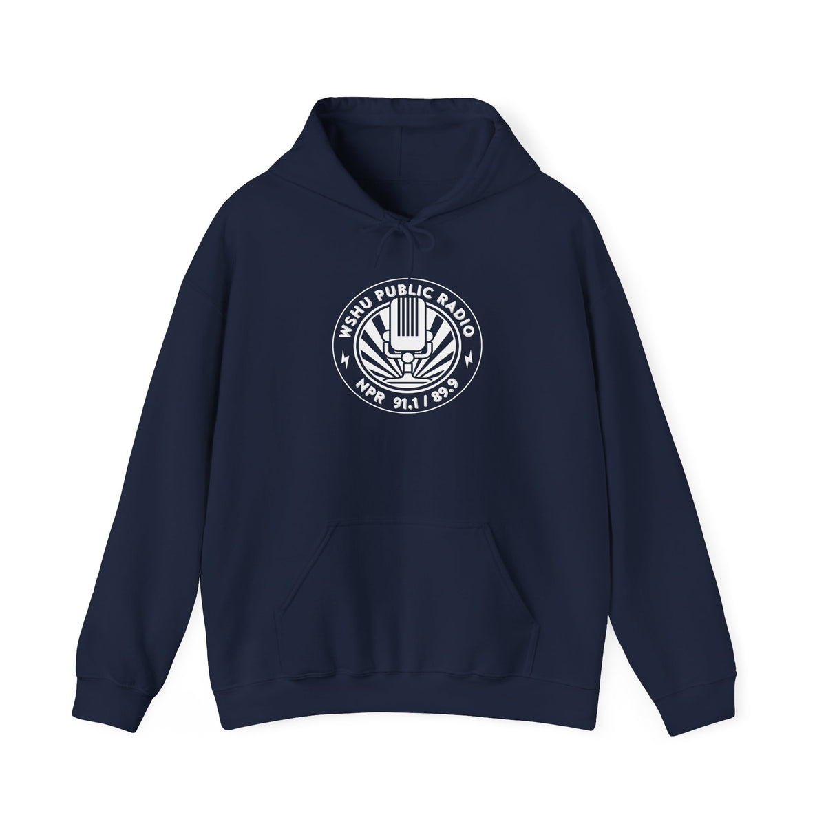 WSHU Radio Microphone Unisex Heavy Blend™ Hooded Sweatshirt
