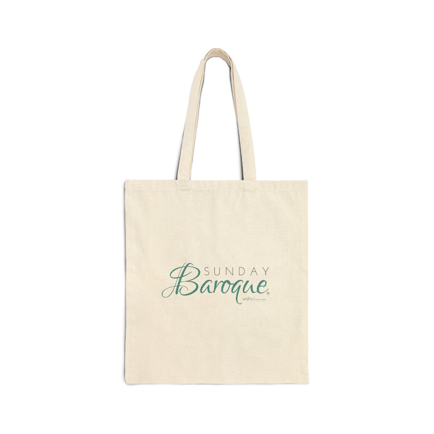 Sunday Baroque Cotton Canvas Tote Bag