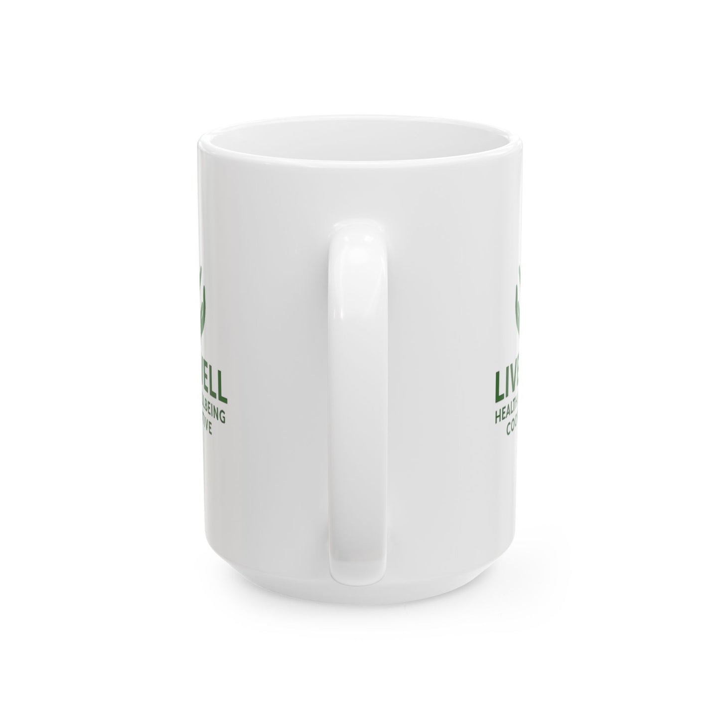 Live Well Cooperative Ceramic Mug, (11oz, 15oz)