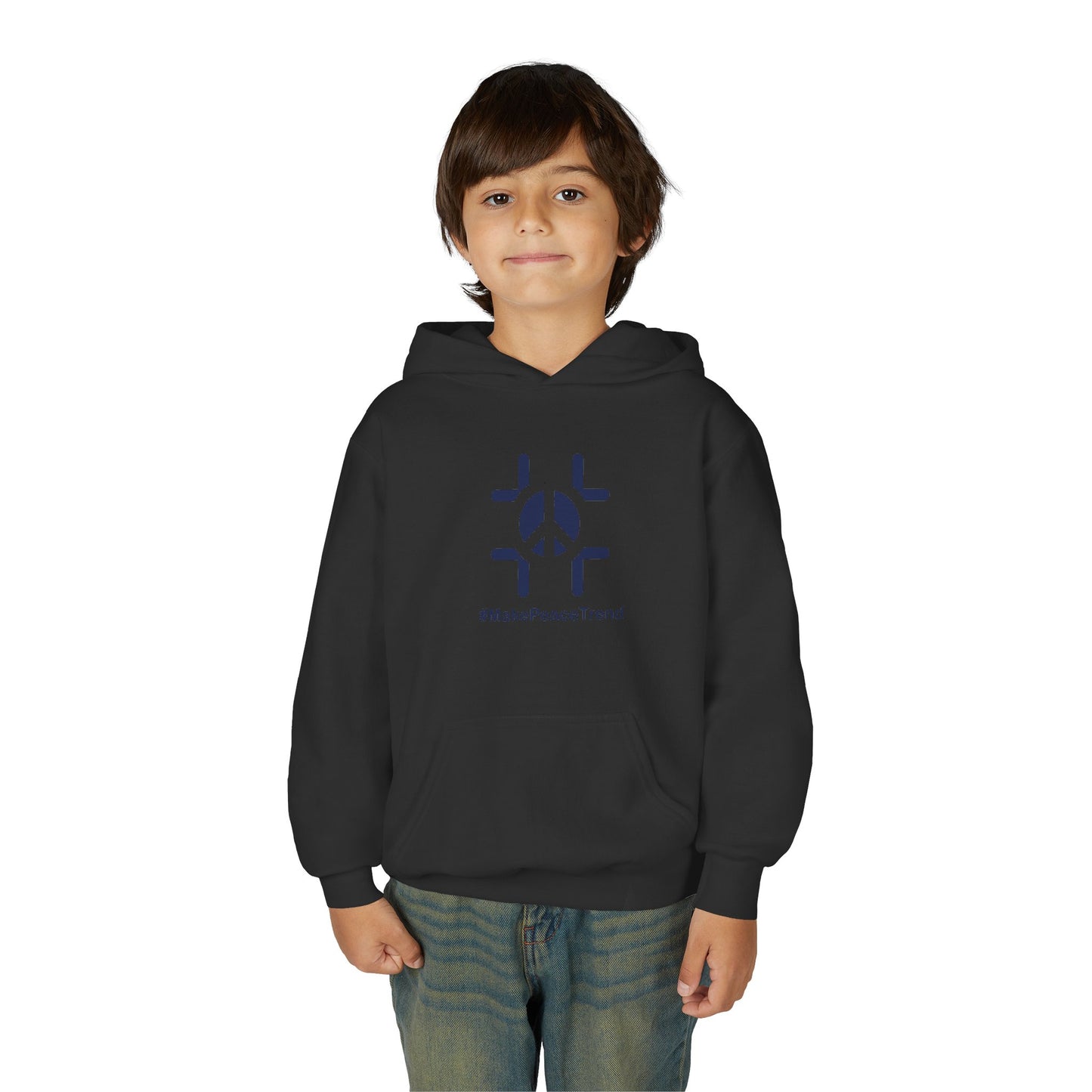 Peace Day Youth Heavy Blend Hooded Sweatshirt