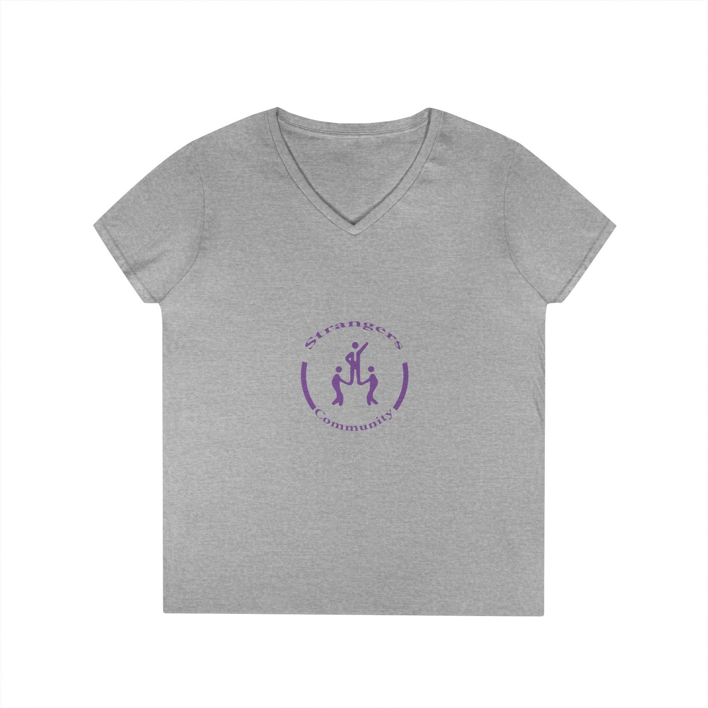 Strangers Community Ladies' V-Neck T-Shirt