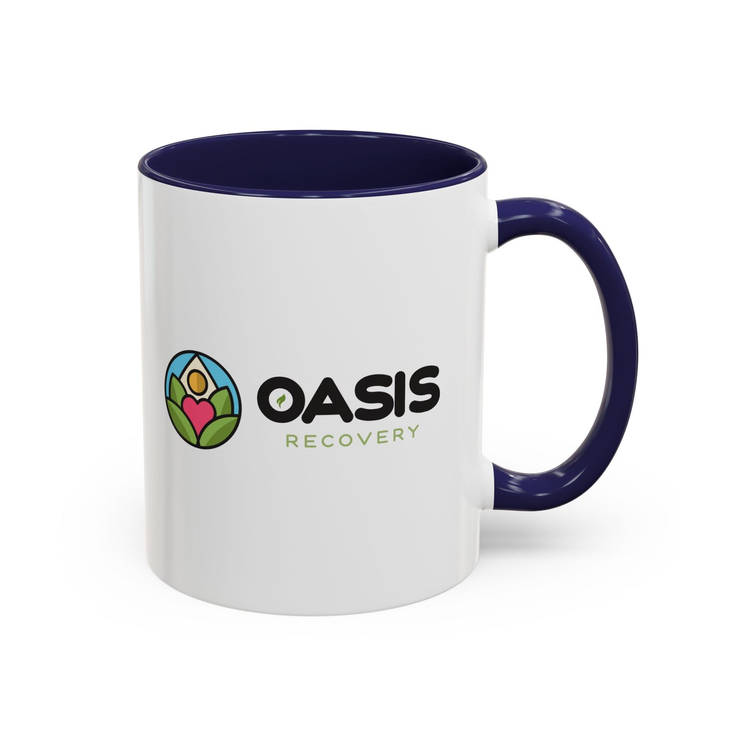 Oasis Recovery Center Accent Coffee Mug (11, 15oz)