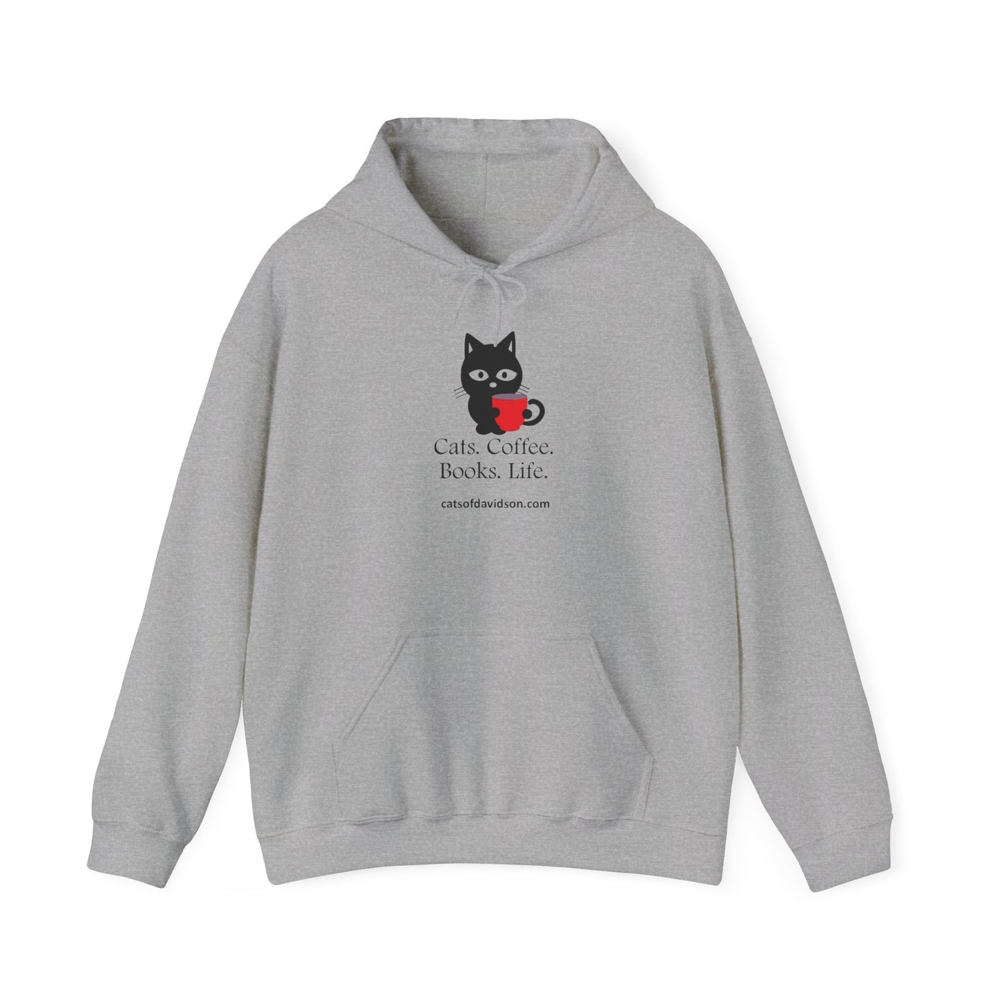 Cats of Davidson Unisex Heavy Blend™ Hooded Sweatshirt - Books Life