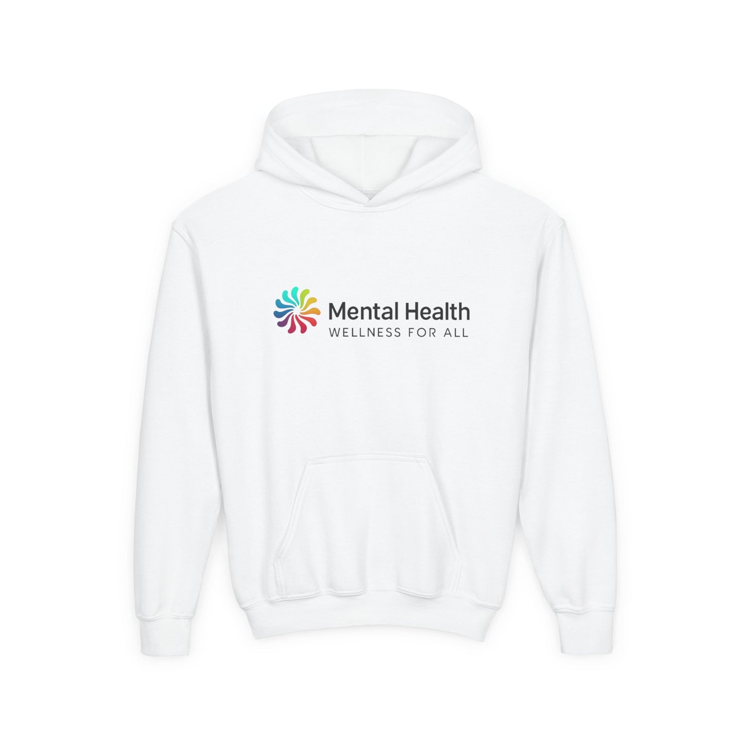Mental Health Wellness Youth Heavy Blend Hooded Sweatshirt