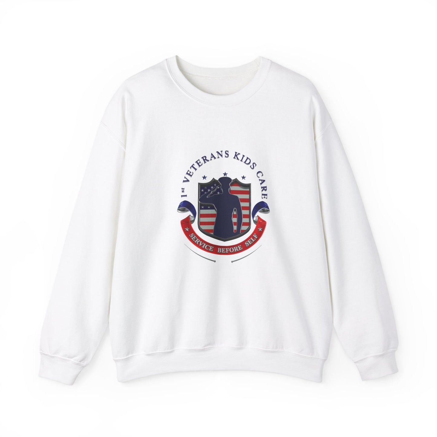 1st Veterans Kids Care Unisex Heavy Blend™ Crewneck Sweatshirt