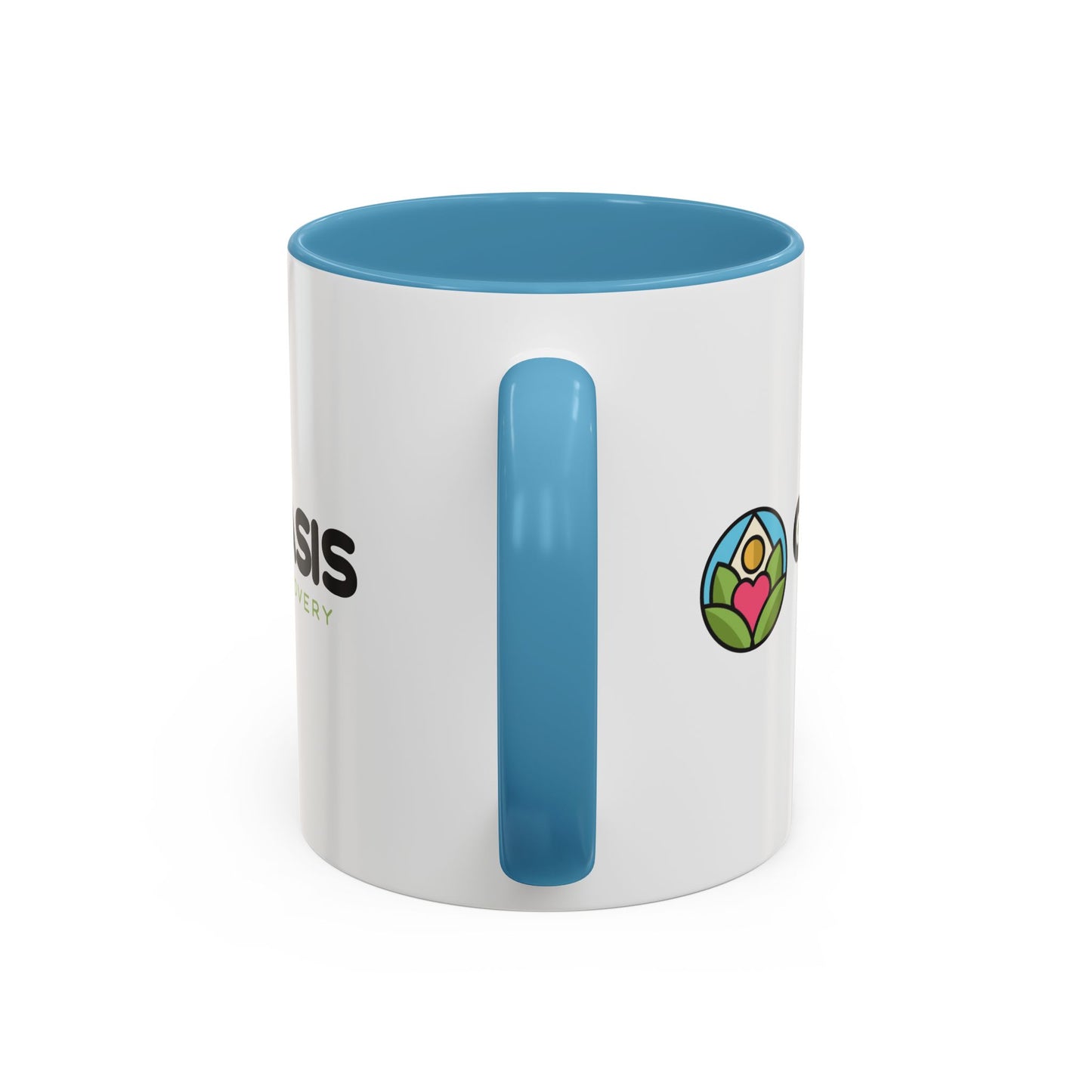 Oasis Recovery Center Accent Coffee Mug (11, 15oz)