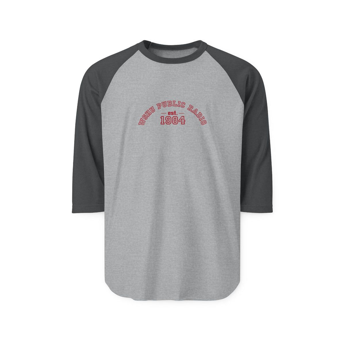 WSHU Unisex Three-Quarter Sleeve Raglan Shirt