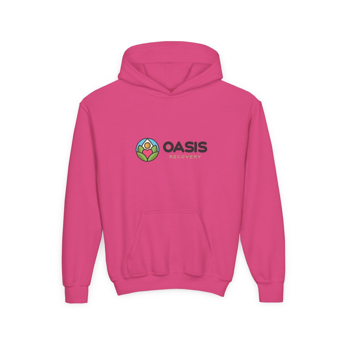 Oasis Recovery Center Youth Heavy Blend Hooded Sweatshirt