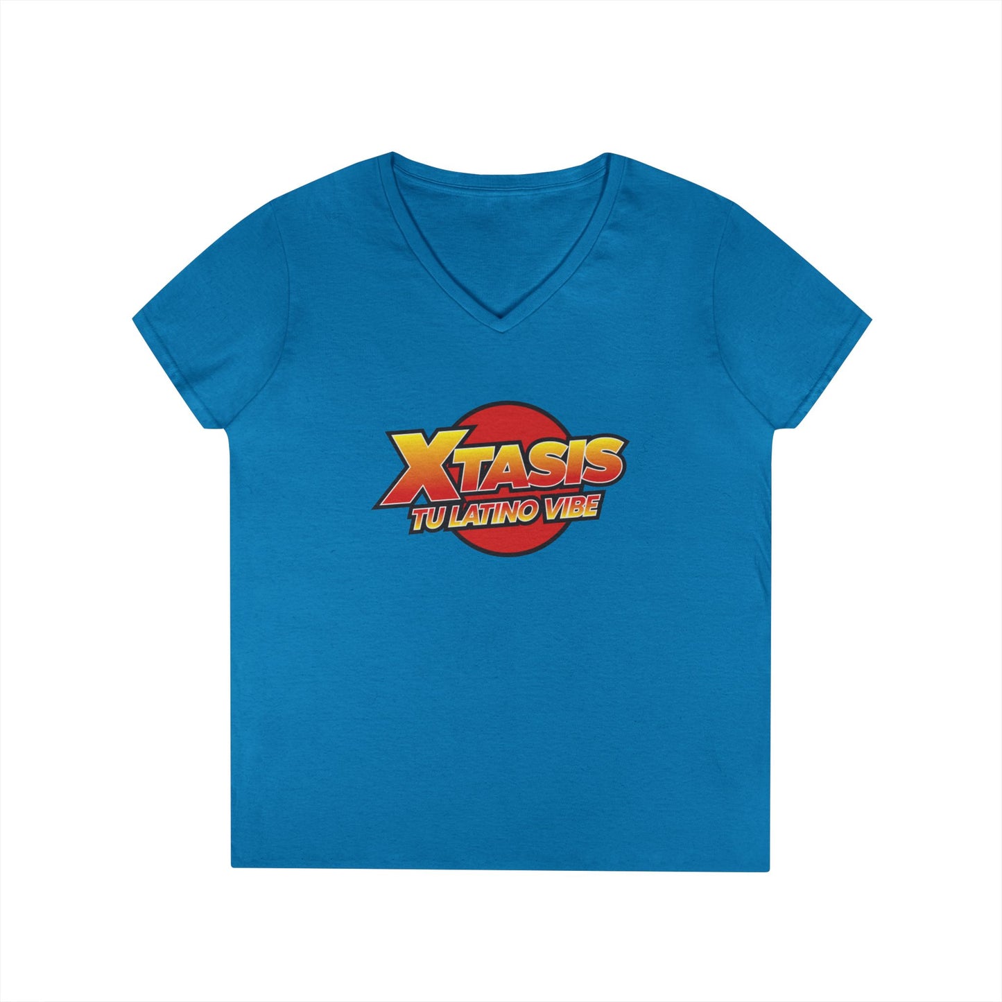 Radio Xtasis Ladies' V-Neck T-Shirt