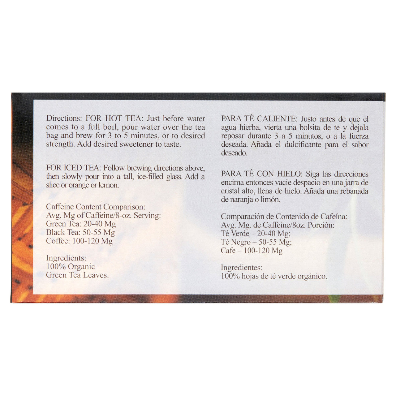 OG1 UL GREEN TEA ( 6 X 40 BAG  )