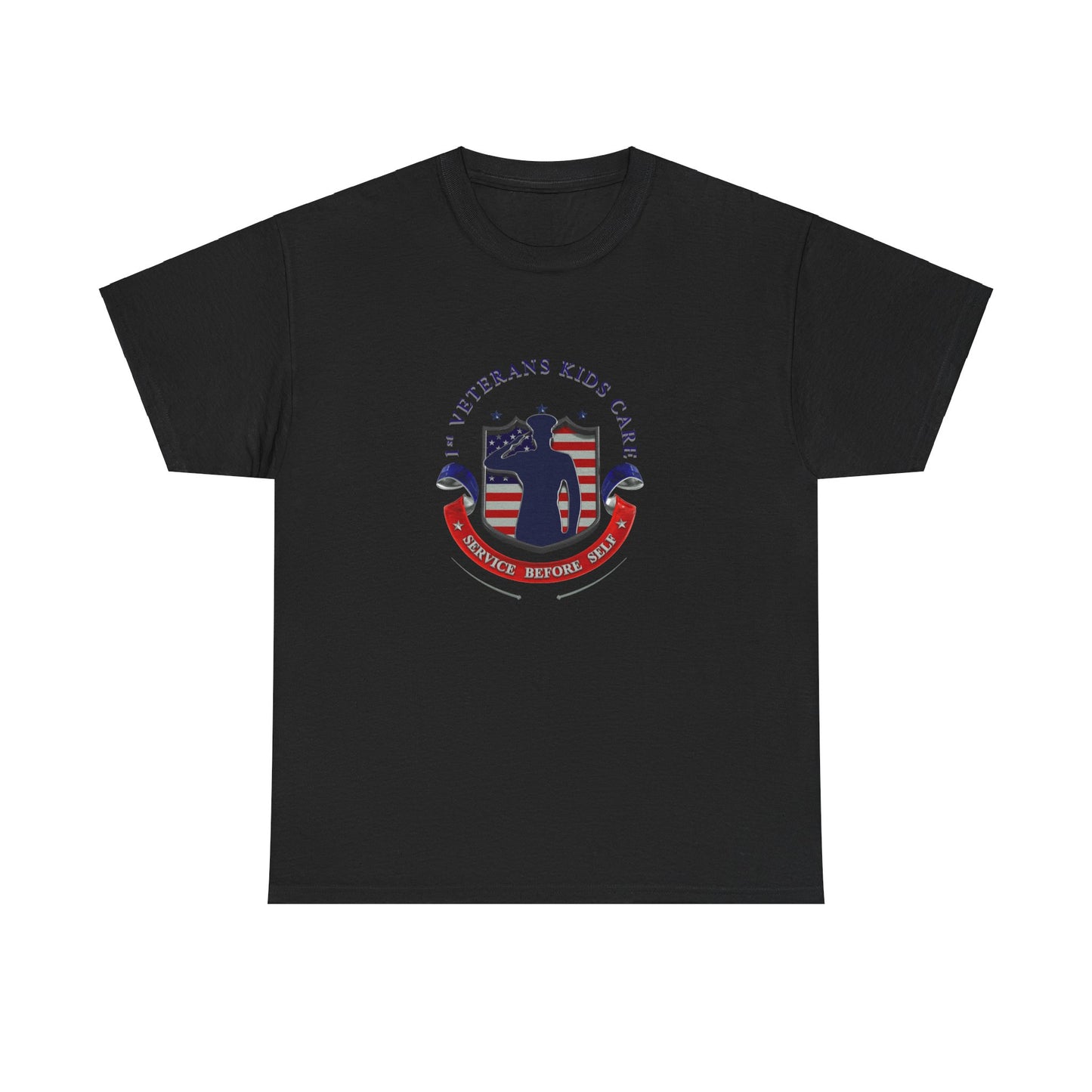 1st Veterans Kids Care Unisex Heavy Cotton Tee