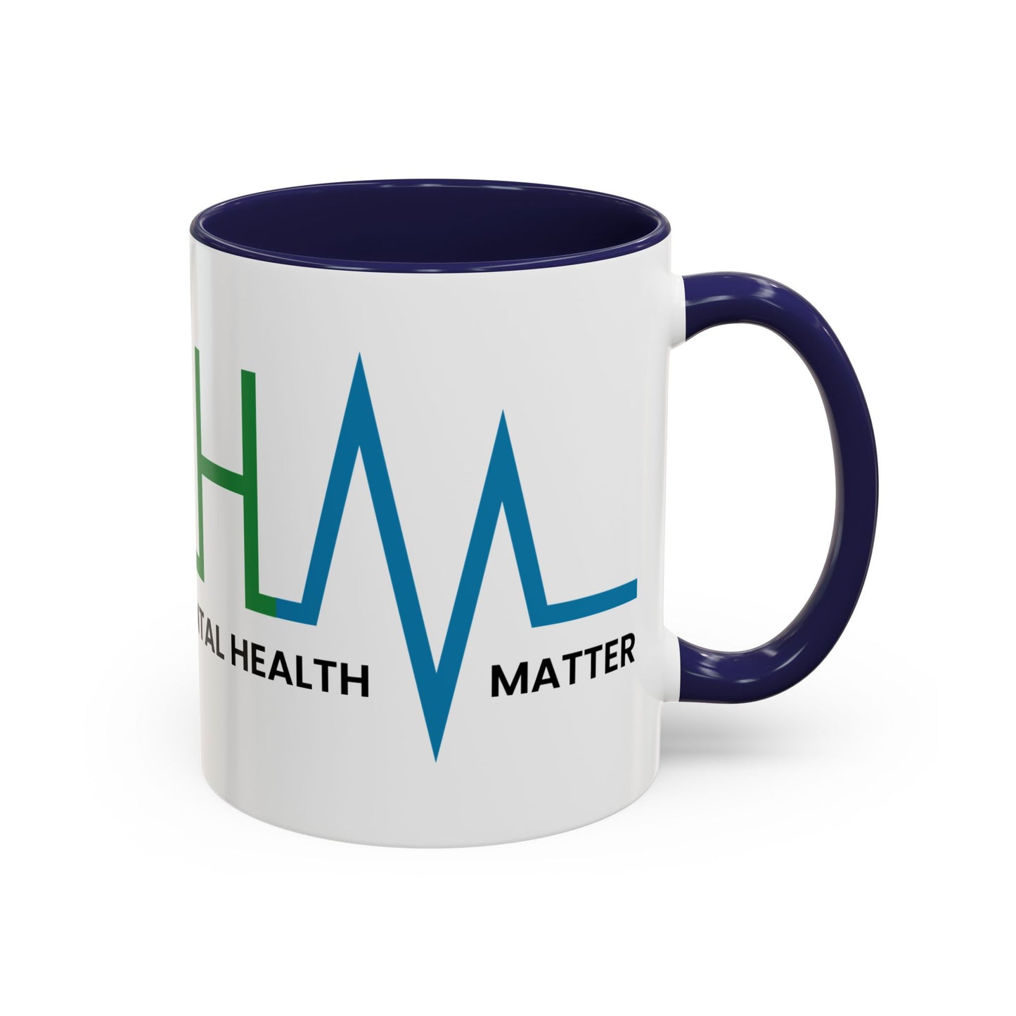 Make Mental Health Matter Accent Coffee Mug (11oz)