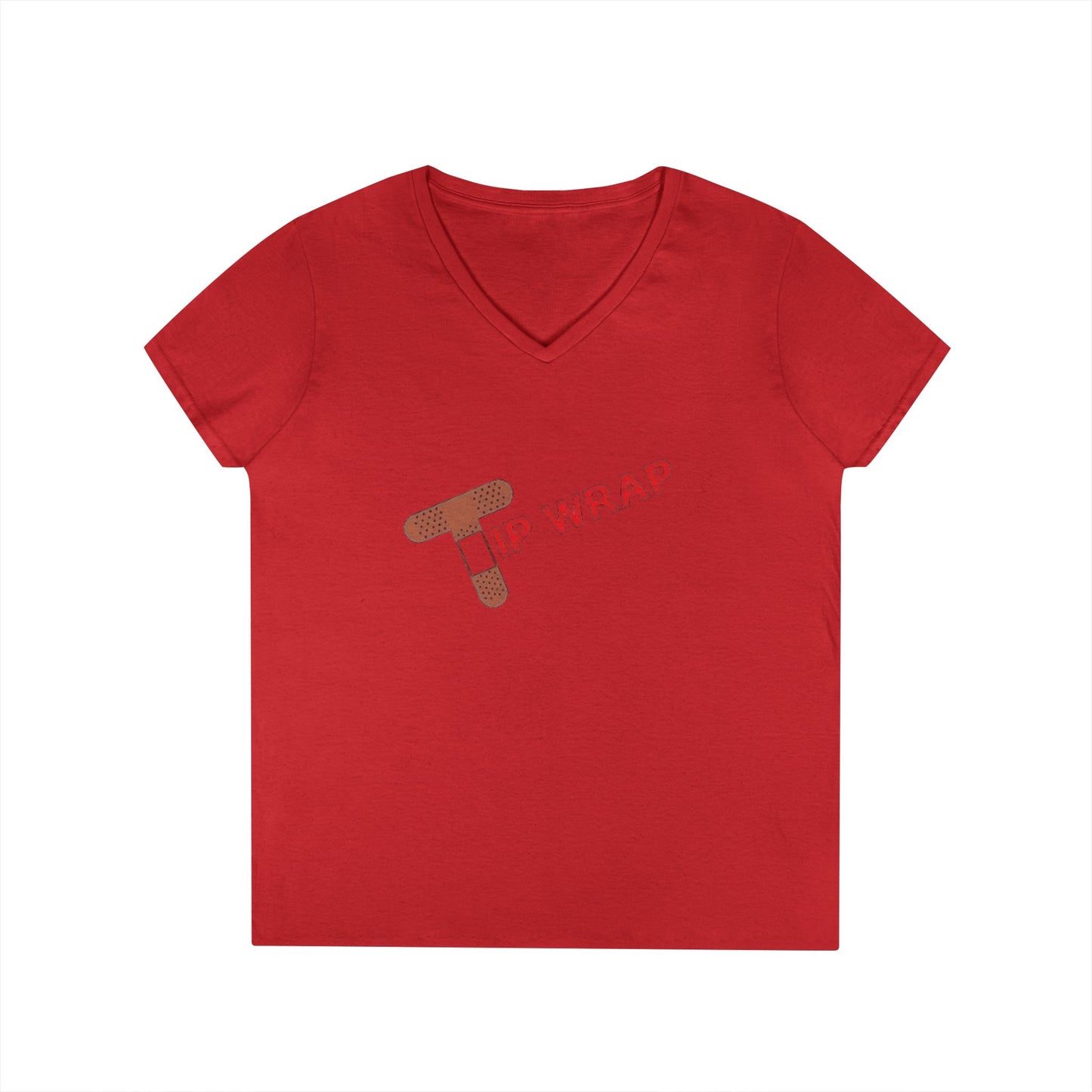 Wrap Your Tip Ladies' V-Neck T-Shirt