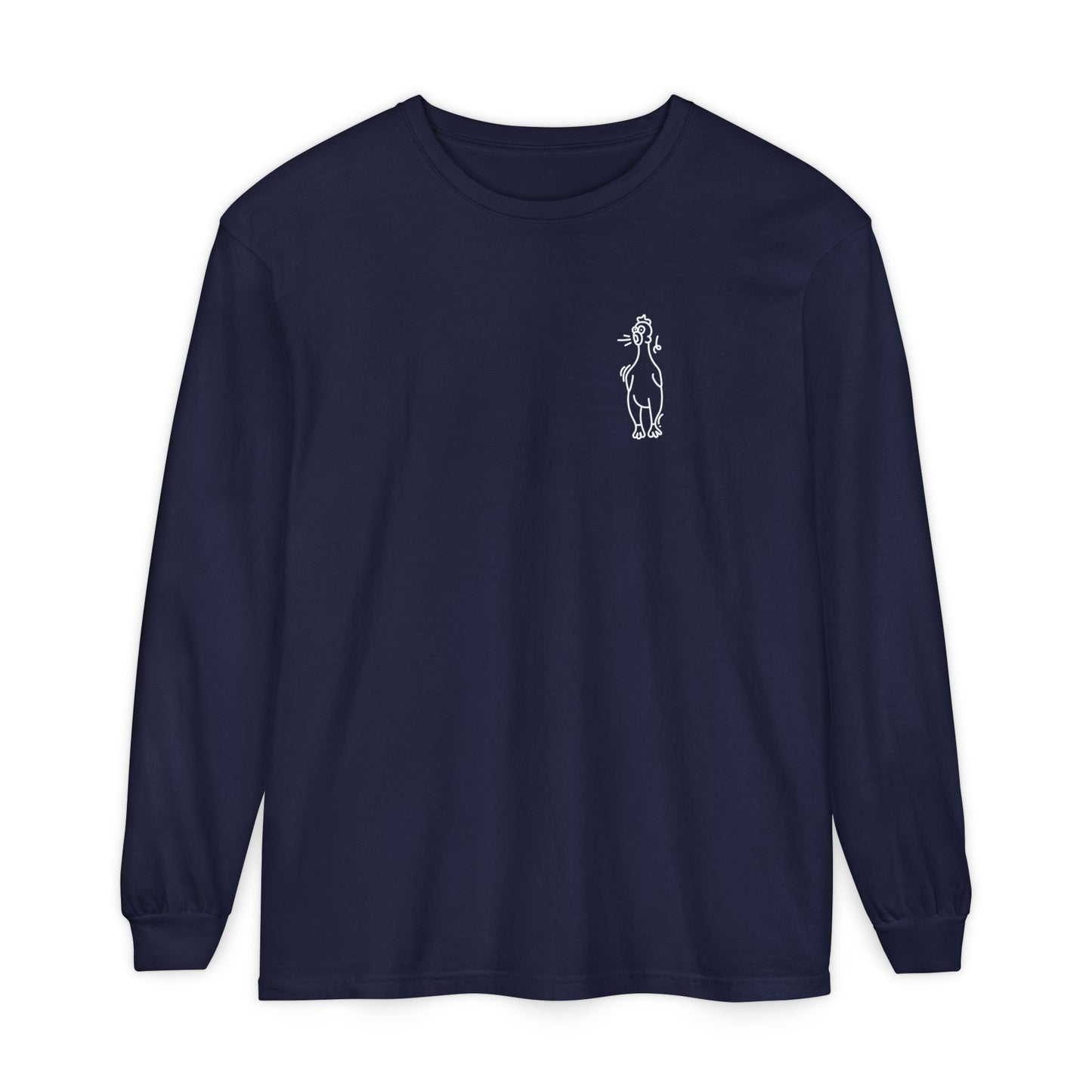 Westie Merch Unisex Garment-dyed Long Sleeve T-Shirt