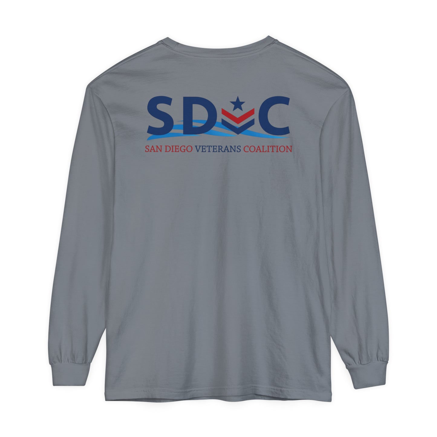 SDVC Unisex Garment-dyed Long Sleeve T-Shirt