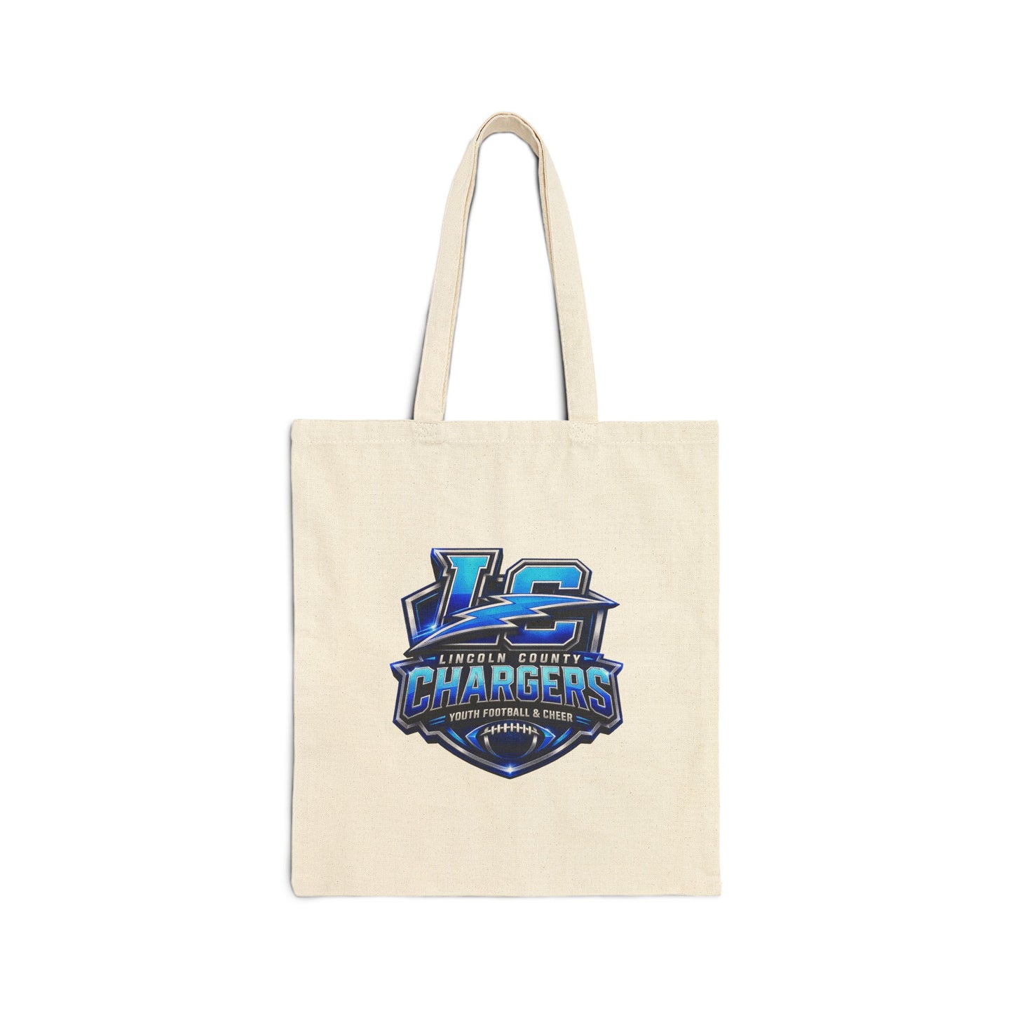 LC Chargers Cotton Canvas Tote Bag