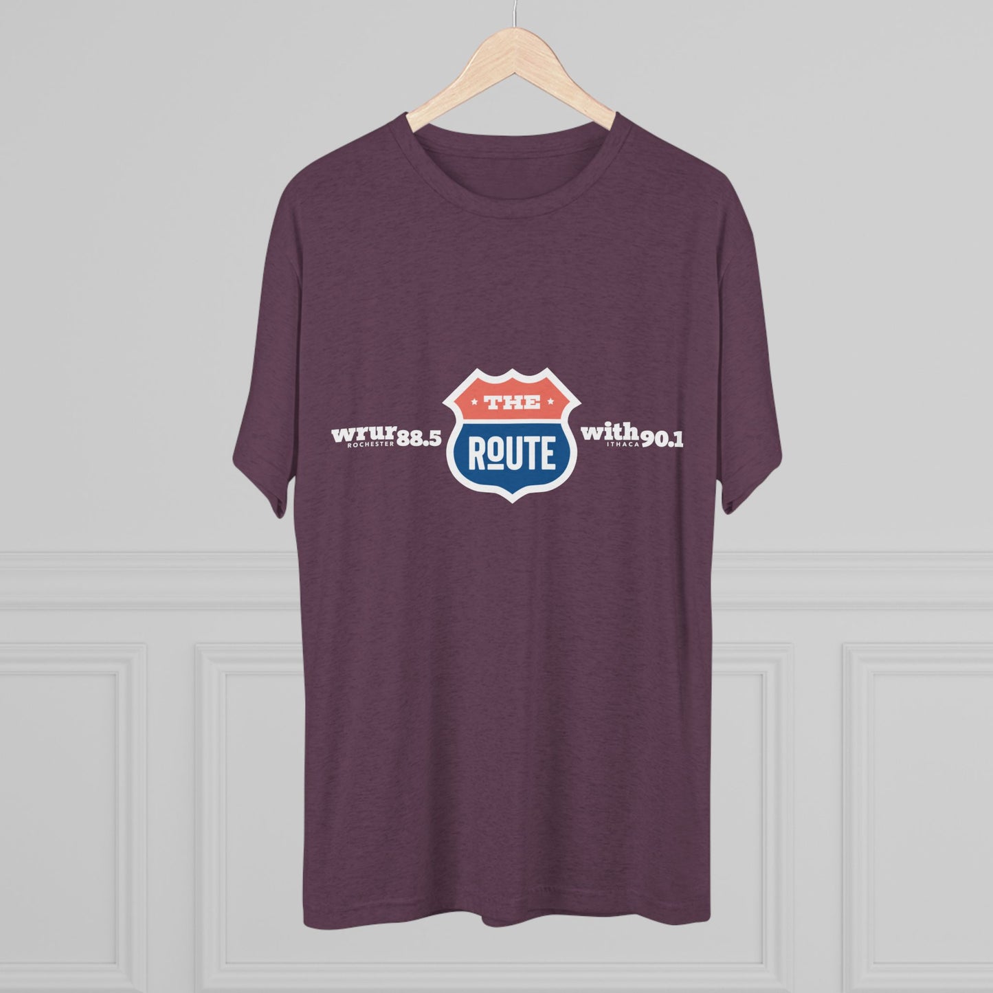 The Route Men's Tri-Blend Crew Tee
