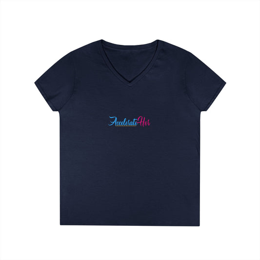 AccelerateHer Ladies' V-Neck T-Shirt