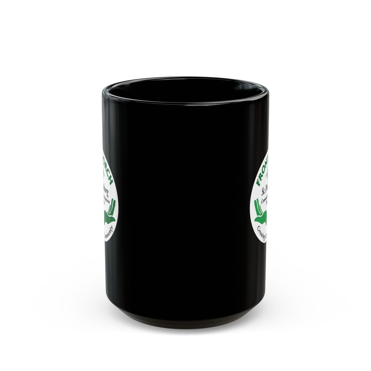 Front Porch Black Mug (11oz, 15oz)
