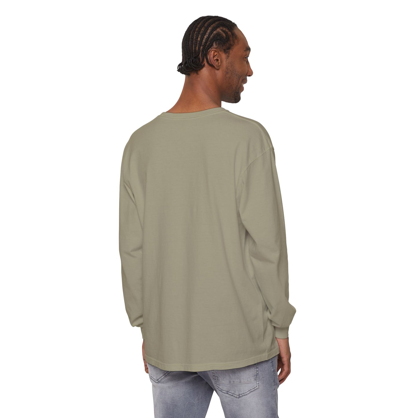 Inspire.World Unisex Garment-dyed Long Sleeve T-Shirt