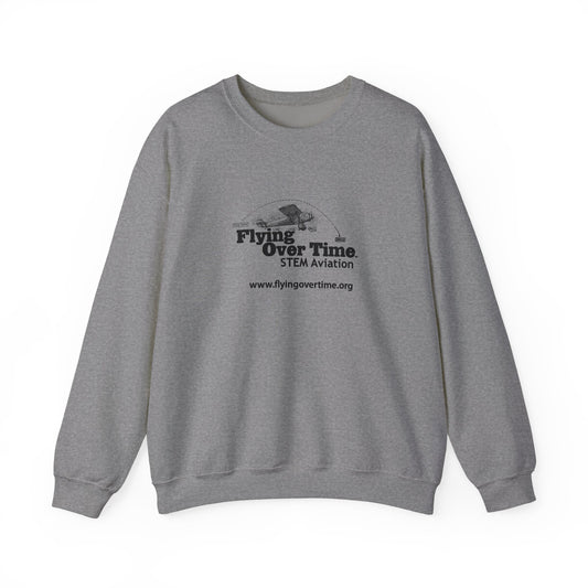 Flying Over Time Unisex Heavy Blend™ Crewneck Sweatshirt
