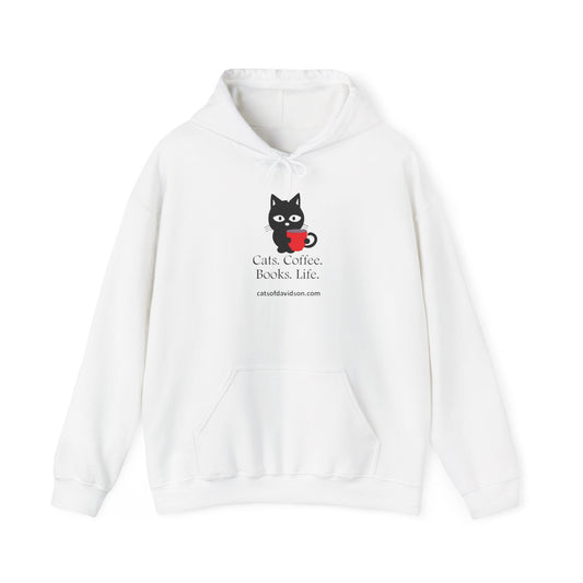 Cats of Davidson Unisex Heavy Blend™ Hooded Sweatshirt - Books Life