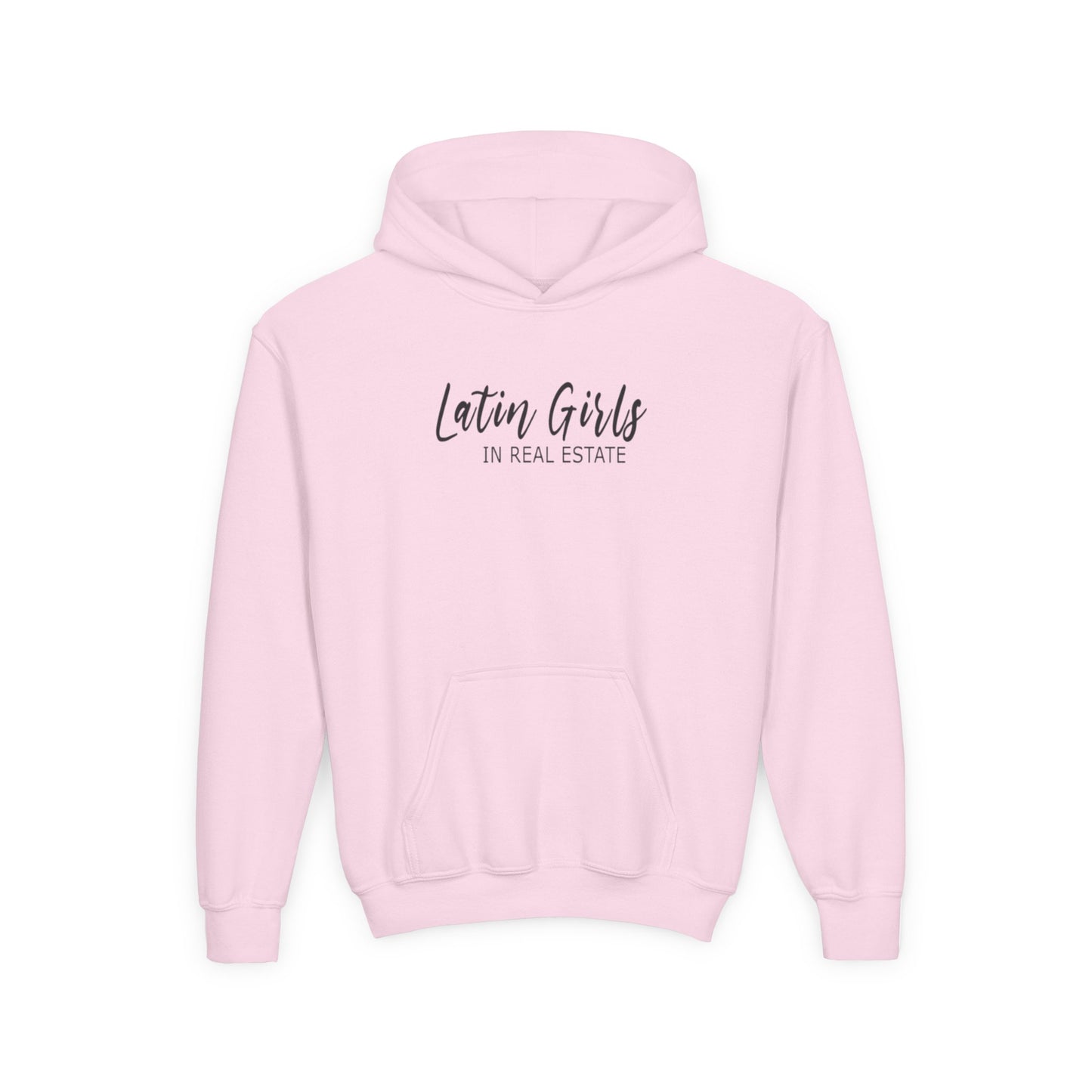 Latin Girls In Real Estate Youth Heavy Blend Hooded Sweatshirt