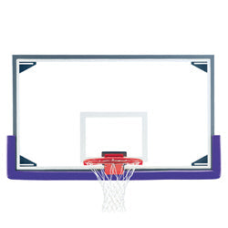 Gared AFRG42 Aluminum Framed Glass Backboard - 42\"x72\"