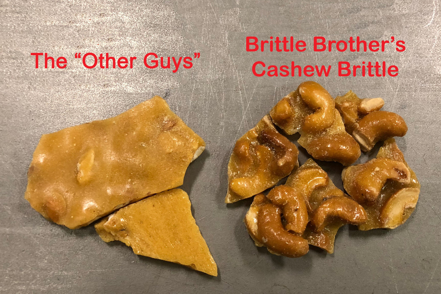 Brittle Brothers - Cashew Brittle - 5 oz. Bag (Wholesale)