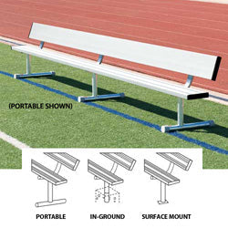 21' Surface-Mount Bench w/Back